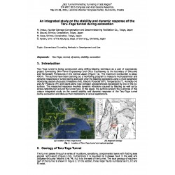 An integrated study on the stability and dynamic response of the Taru-Toge tunnel during excavation – Conventional Tunnelling Methods in Development and Use