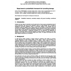 Steps toward a probabilistic framework for tunnelling damage