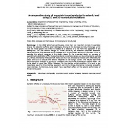 A comparative study of mountain tunnel subjected to seismic load using 2D and 3D numerical simulations