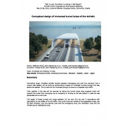 Conceptual design of immersed tunnel tubes of the Adriatic 