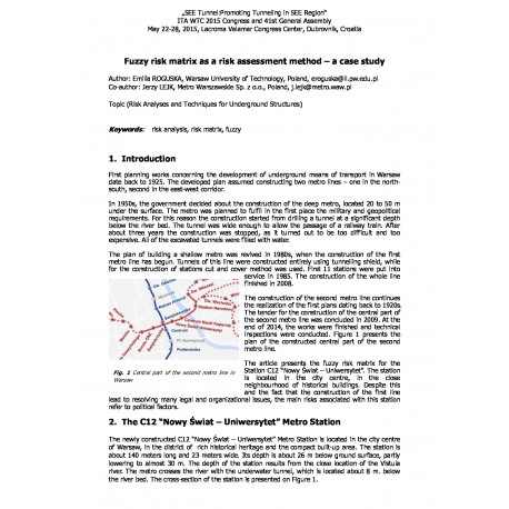 Fuzzy risk matrix as a risk assessment method – a case study