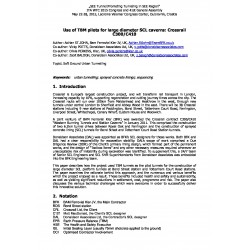 Use of TBM pilots for large diameter SCL caverns: Crossrail C300/C410