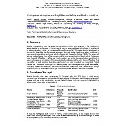 Portuguese strengths and fragilities on Safety and Health practices