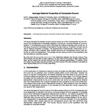 Average Material Properties of Composite Ground