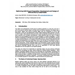 Optimizing Soft Ground Excavation: Development and Design of EPB and Slurry Cutterheads