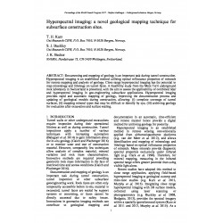 Hyperspectral imaging: a novel geological mapping technique for subsurface construction sites