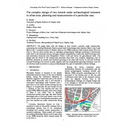 The complex design of two tunnels under archaeological remnants in urban area: planning and measurements of a particular case