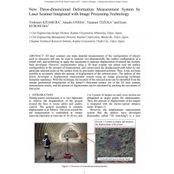 New Three-dimensional Deformation Measurement System by Laser Scanner Integrated with Image Processing Technology