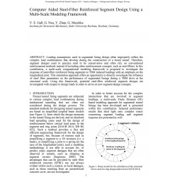 Computer Aided Steel-Fiber Reinforced Segment Design Using a Multi-Scale Modeling Framework