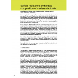 Sulfate resistance and phase composition of modern shotcrete
