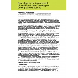 Next steps in the improvement of health and safety in design of underground structures 