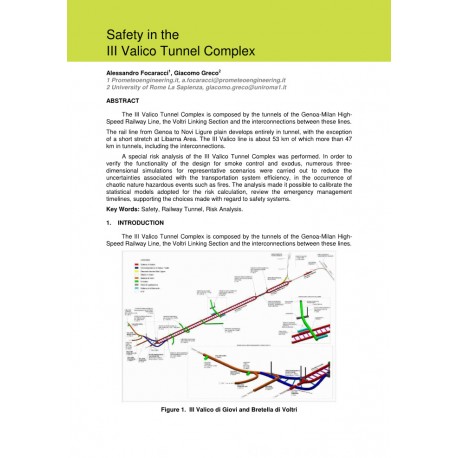 Safety in the III Valico Tunnel Complex 