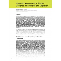 Hydraulic Assessment of Tunnel- Designed for Diversion and Depletion 
