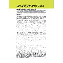 Extruded Concrete Lining