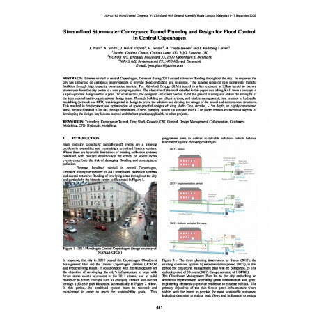 Streamlined Stormwater Conveyance Tunnel Planning and Design for Flood Control in Central Copenhagen