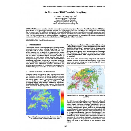 An Overview of TBM Tunnels in Hong Kong