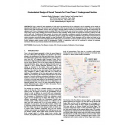 Geotechnical Design of Bored Tunnels for Pune Phase 1 Underground section