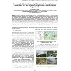 Overcoming the Ethical and Engineering Challenges in the Planning, Design and Construction of "La Línea" Tunnel (8.6 km) in the Central Andean Mountain Range, Colombia