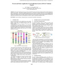 Present and Future Application of Air Purification System (APS) for Vehicular Tunnels