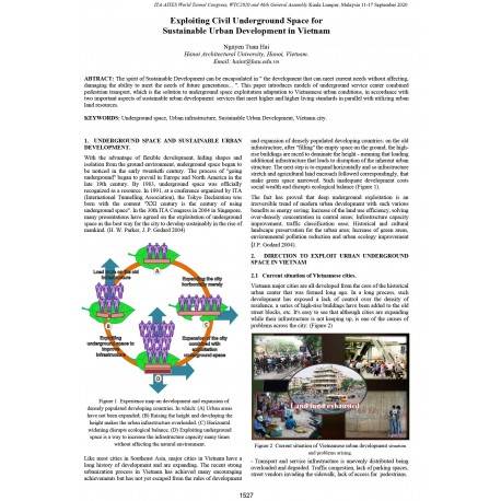 Exploiting Civil Underground Space for Sustainable Urban Development in Vietnam