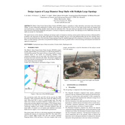 Design Aspects of Large Diameter Deep Shafts with Multiple Large Openings