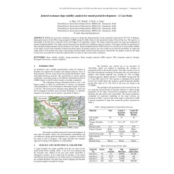 Jointed rock massslope stability analysis for tunnel portal development - A Case Study