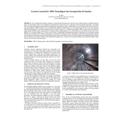 Lessons Learned for TBM Tunneling in the Georgian Bay Formation