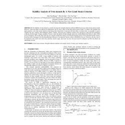 Stability Analysis of Twin tunnels By A New Limit Strain Criterion