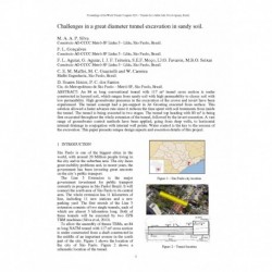 Challenges in a great diameter tunnel excavation in sandy soil