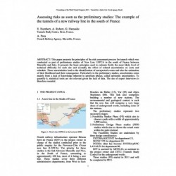Assessing risks as soon as the preliminary studies: The example of the tunnels of a new railway line in the south of France