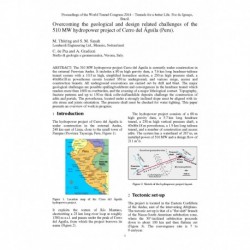 Overcoming the geological and design related challenges of the 510 MW hydropower project of Cerro del Águila, Peru