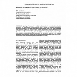 Rebound and Orientation of Fibers in Shotcrete