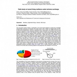 Field study on tunnel lining resilience under extreme surcharge