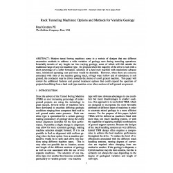 Rock Tunneling Machines: Options and Methods for Variable Geology